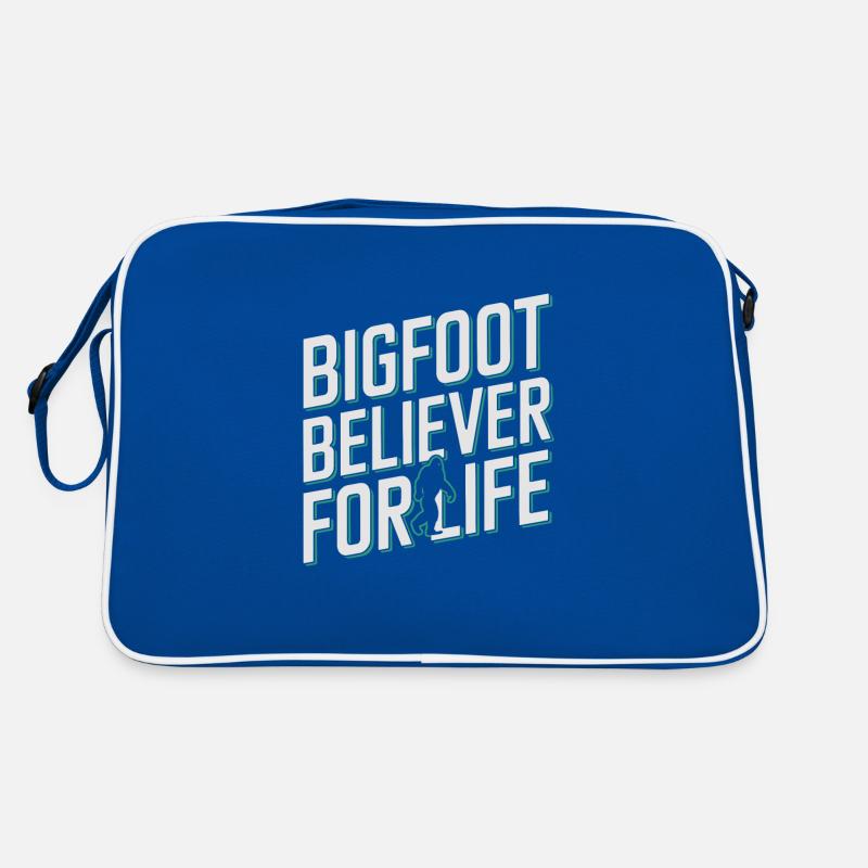 Bigfoot Believer Sasquatch Cryptid Forest Creature Retro Bag