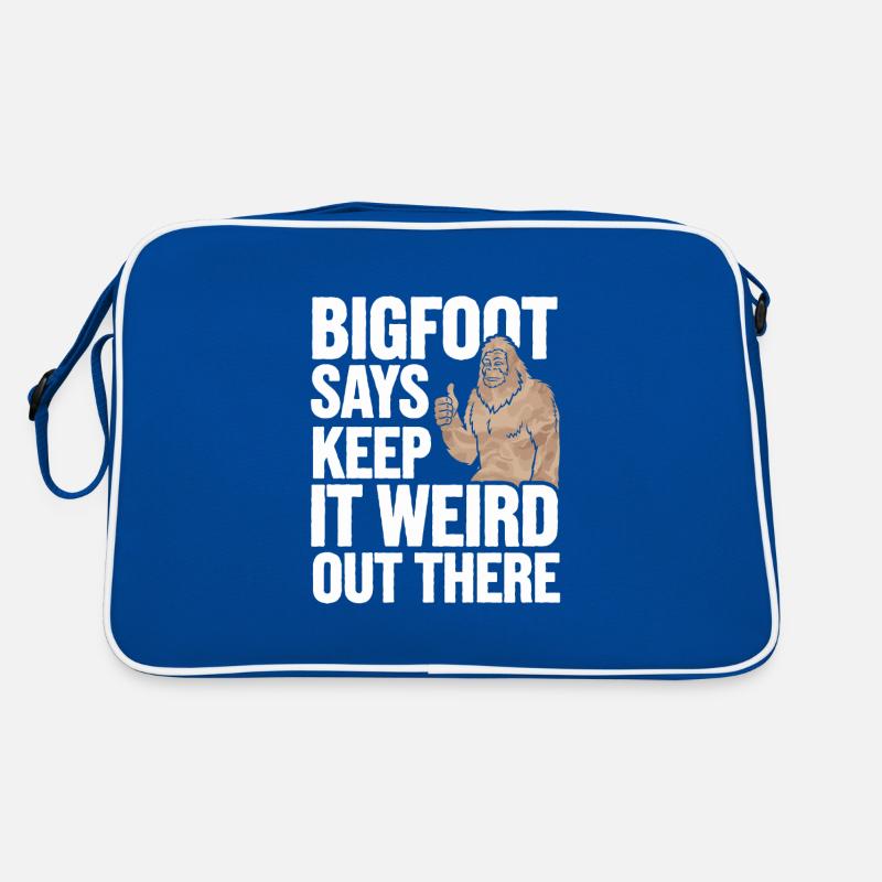 Bigfoot Believer Sasquatch Cryptid Forest Creature Retro Bag