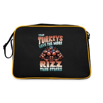 Certaines dindes ont aussi plus de culture rizz - Sac Retro - noir/or - Dos