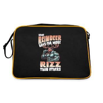 Certains rennes ont plus de rizz - Sac Retro - noir/or - Dos