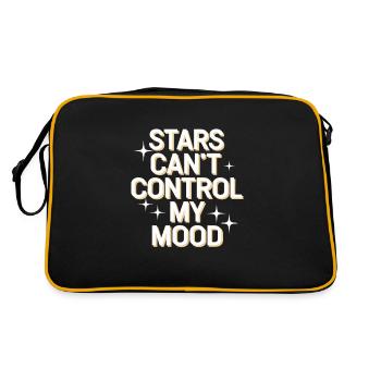 Astrologie-skeptiker: Kritisches Denken - Retro Tasche - Schwarz/Gold - Hinten