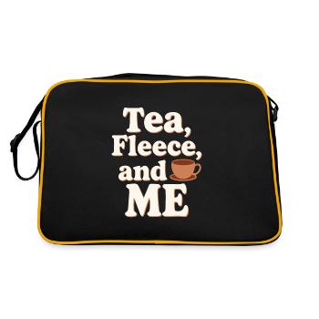 Hiver Confortable Culture Couvertures chaudes Chocolat chaud - Sac Retro - noir/or - Dos