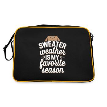 Hiver Confortable Culture Couvertures chaudes Chocolat chaud - Sac Retro - noir/or - Dos