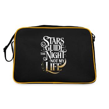 Astrology Skeptic: Critical Thinking - Retro Bag - black/gold - Back