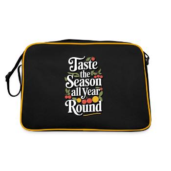 Conservation des aliments faits maison - Sac Retro - noir/or - Dos