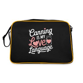 Conservation des aliments faits maison - Sac Retro - noir/or - Dos