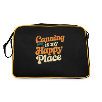 Conservation des aliments faits maison - Sac Retro - noir/or - Dos