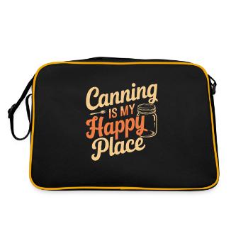 Conservation des aliments faits maison - Sac Retro - noir/or - Dos