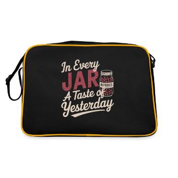 Conservation des aliments faits maison - Sac Retro - noir/or - Dos