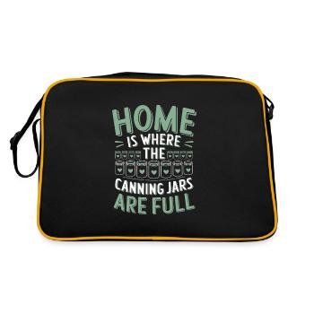 Conservation des aliments faits maison - Sac Retro - noir/or - Dos