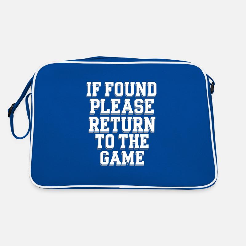 Joueur introverti déclarant calme Sac Retro