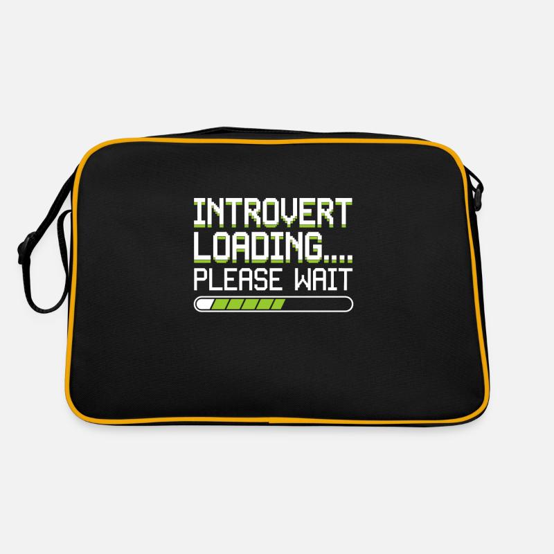 Introverted Gamer Declarer Calm Retro Bag