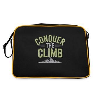 Laufstrecken Für Trailrunning-enthusiasten - Retro Tasche - Schwarz/Gold - Hinten