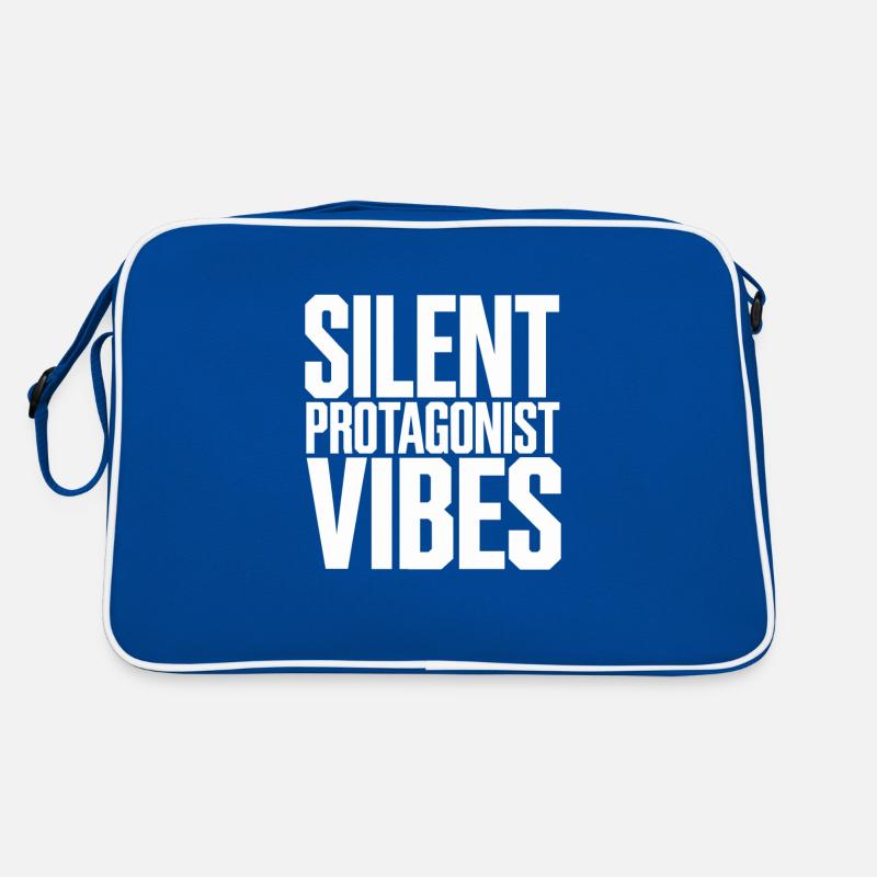 Joueur introverti déclarant calme Sac Retro