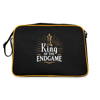 Chess Revival Movement Chess Lover Strategic - Retro Bag - black/gold - Back