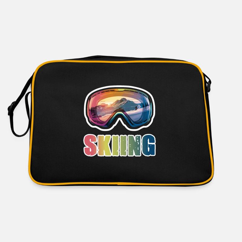 Masque de ski Ski Ski Sac Retro