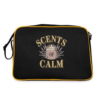 Des bougies faites à la main et créatives à fabriquer soi-même - Sac Retro - noir/or - Dos