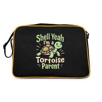 Soins des tortues pour les propriétaires de - Sac Retro - noir/or - Dos