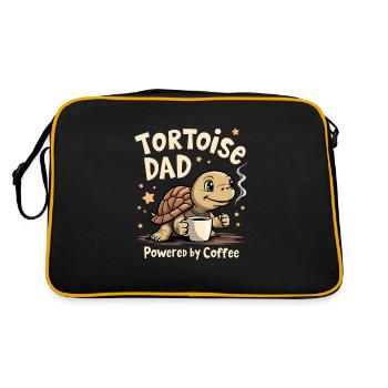 Soins des tortues pour les propriétaires de - Sac Retro - noir/or - Dos