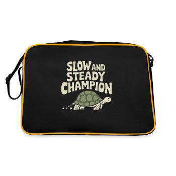 Soins des tortues pour les propriétaires de - Sac Retro - noir/or - Dos