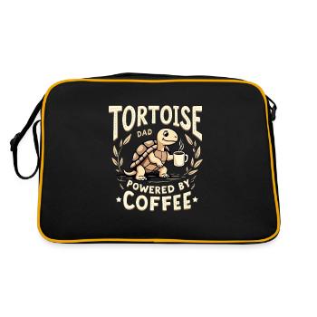 Soins des tortues pour les propriétaires de - Sac Retro - noir/or - Dos