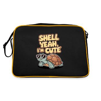 Soins des tortues pour les propriétaires de - Sac Retro - noir/or - Dos
