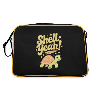 Soins des tortues pour les propriétaires de - Sac Retro - noir/or - Dos