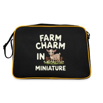 Diy-pilz-enthusiasten Heim-pilzzucht - Retro Tasche - Schwarz/Gold - Hinten