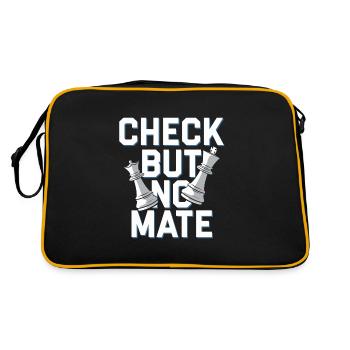 Chess Revival Movement Chess Lover Strategic - Retro Bag - black/gold - Back