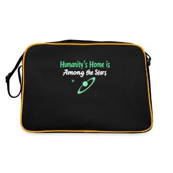 Space Exploration Cosmic Discovery - Retro Bag - black/gold - Back