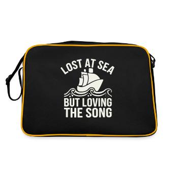 Sailors Sea Shanty Singing Ship Adventures - Retro Bag - black/gold - Back