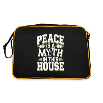Extended family mother's life, chaos, love and - Retro Bag - black/gold - Back