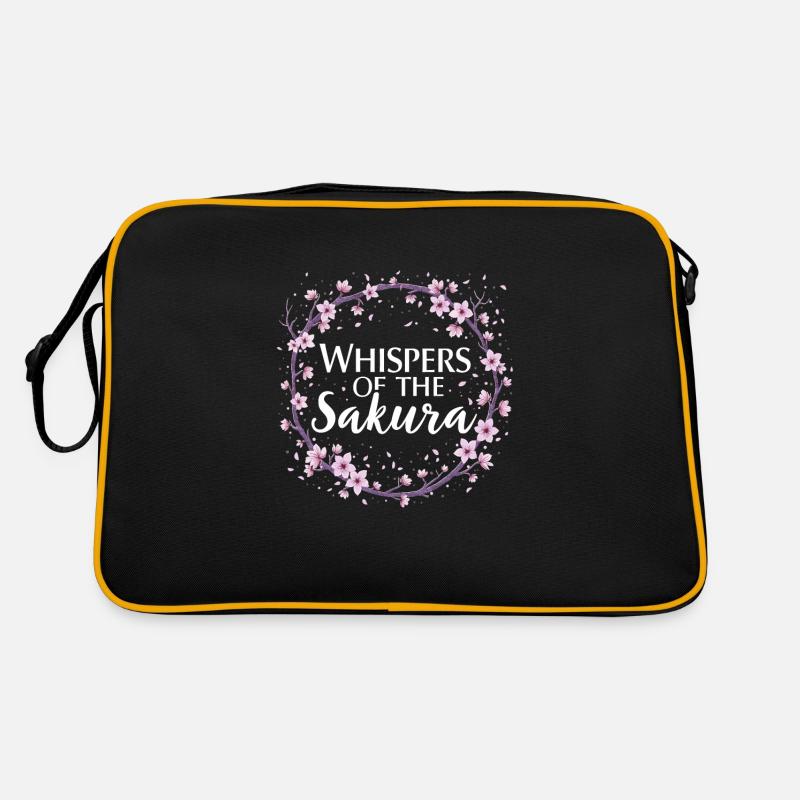 Cherry blossom enthusiast Sakura Lovers Springtime Retro Bag