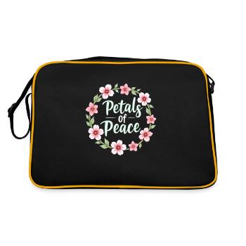 Passionné de fleurs de cerisier Sakura Lovers Printemps - Sac Retro - noir/or - Dos