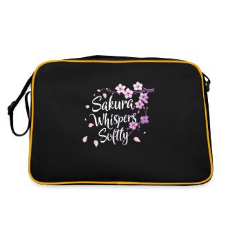 Passionné de fleurs de cerisier Sakura Lovers Printemps - Sac Retro - noir/or - Dos