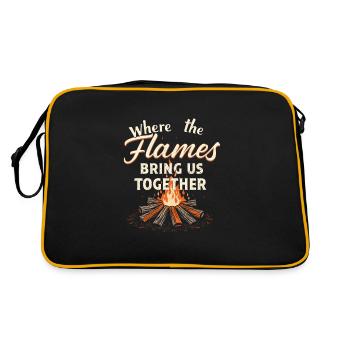 Fire Pits Backyard Gatherings In - Retro Bag - black/gold - Back