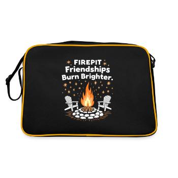 Fire Pits Backyard Gatherings In - Retro Bag - black/gold - Back