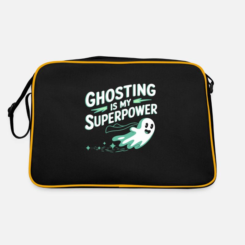 Paranormal Comedy Funny Ghost Humor Lighthearted Retro Bag