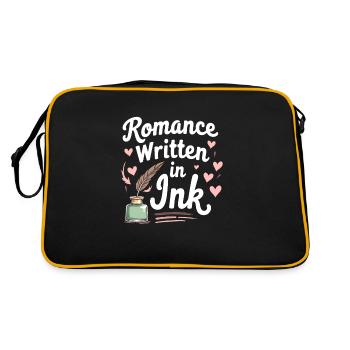 Romantique Nostalgie Vintage Romance Classique Amour - Sac Retro - noir/or - Dos