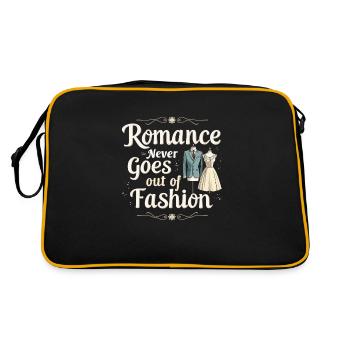 Romantique Nostalgie Vintage Romance Amour classique - Sac Retro - noir/or - Dos