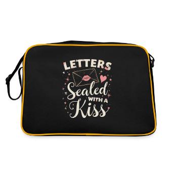 Romantique Nostalgie Vintage Romance Classique Amour - Sac Retro - noir/or - Dos
