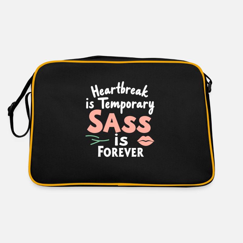 separation empowerment, self-love, new beginnings Retro Bag