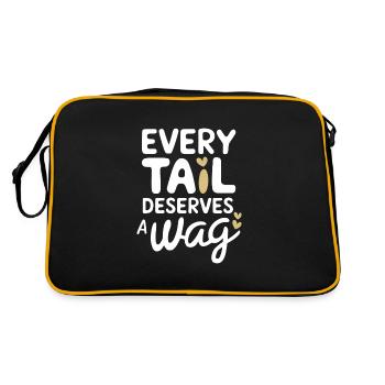 Héros du refuge pour animaux Freiwillige Tierrettung - Sac Retro - noir/or - Dos