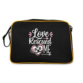 Héros du refuge pour animaux Freiwillige Tierrettung - Sac Retro - noir/or - Dos