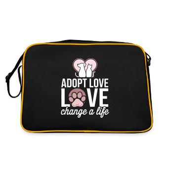 Héros du refuge pour animaux Freiwillige Tierrettung - Sac Retro - noir/or - Dos