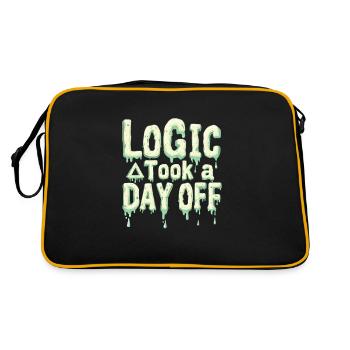 Surréaliste Art Humour Images oniriques Flottant - Sac Retro - noir/or - Dos