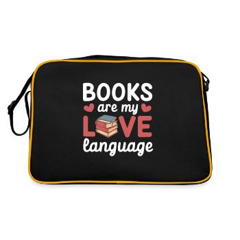 Humour livresque, Citations de lecture pleines d’, Littéraire - Sac Retro - noir/or - Dos