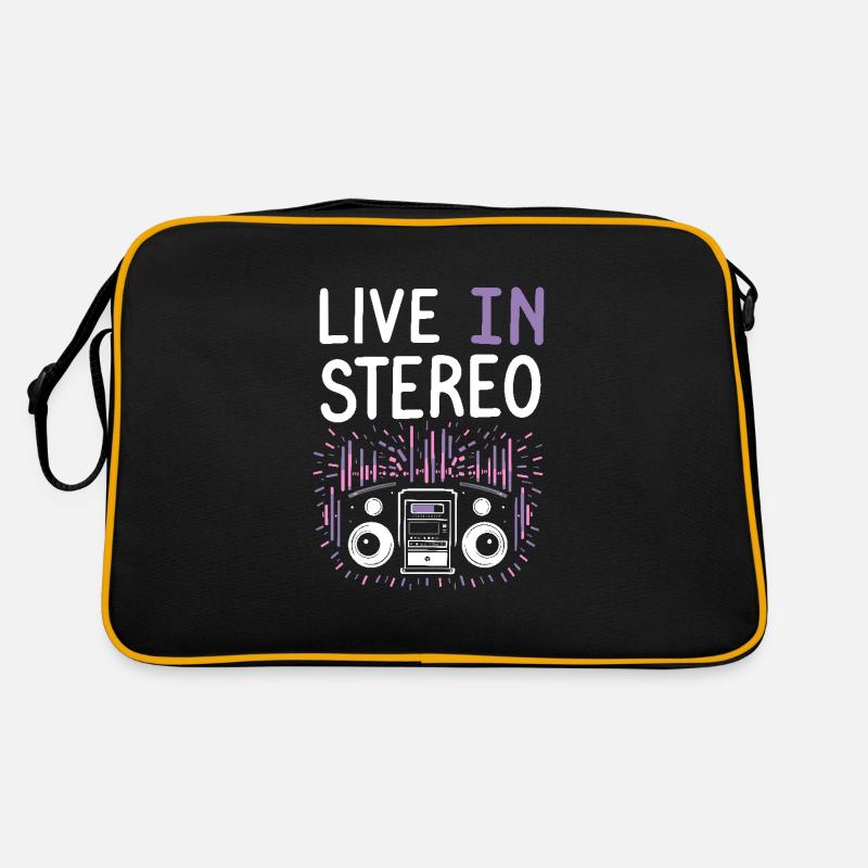 Headphone junkies Immersive audio premium sound Retro Bag