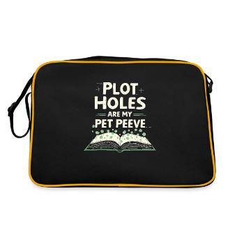 Humour livresque, Citations de lecture pleines d’, Littéraire - Sac Retro - noir/or - Dos