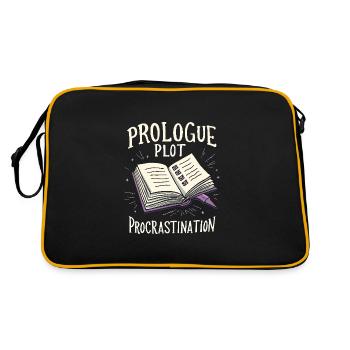 Humour livresque, Citations de lecture pleines d’, Littéraire - Sac Retro - noir/or - Dos